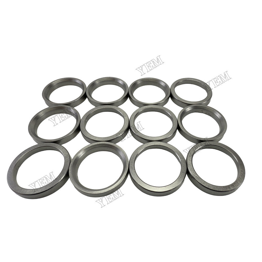 YEM Parts 12 pcs Intake Valve Seat for John Deere 6068 Engine For John Deere
