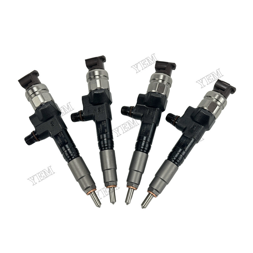 YEM Parts 4 pcs Injector 1J783-53051 for Kubota V3307 Engine For Kubota