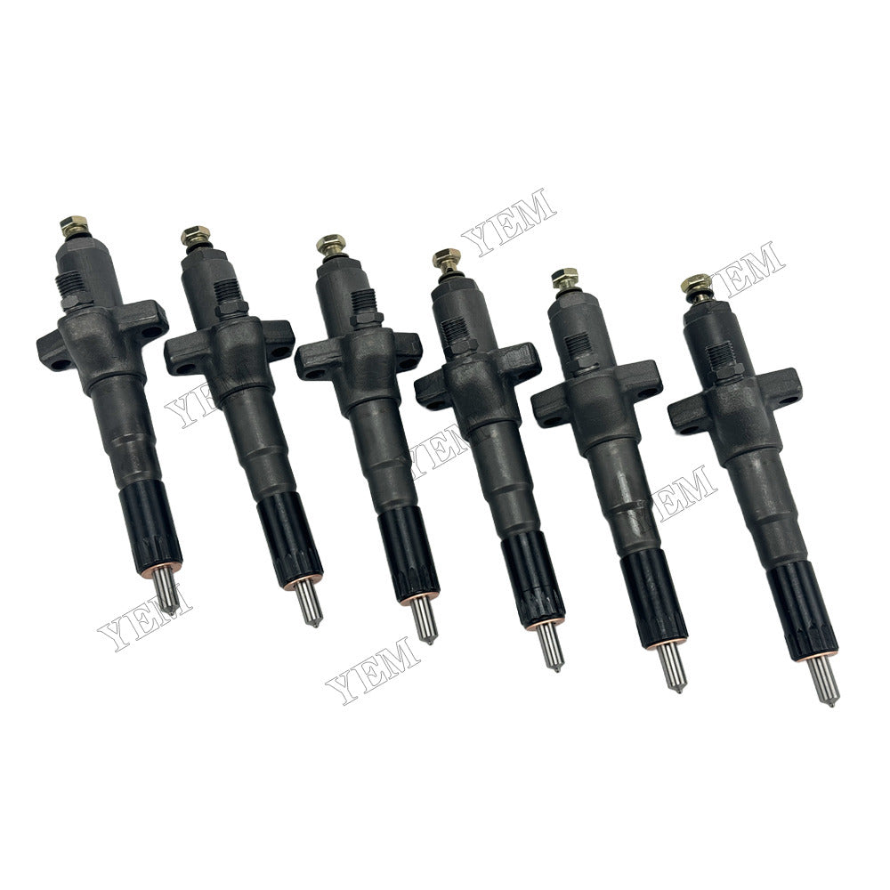 YEM Parts 6 pcs Injector for Mitsubishi 6D22 Engine Engine Spare Parts
