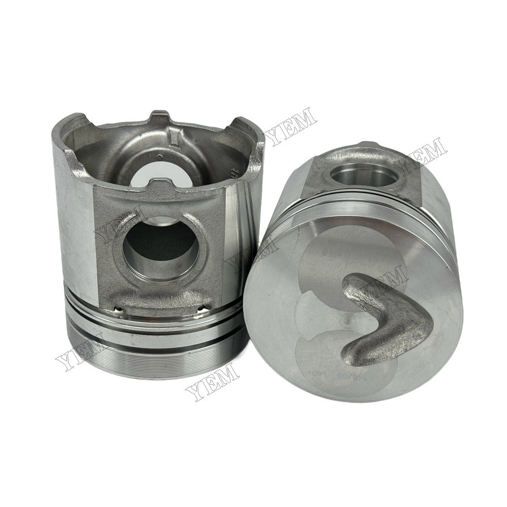 YEM Parts 5 pcs Piston with Pin and Circlips STD 04232448 for Deutz F5L912W Engine For Deutz