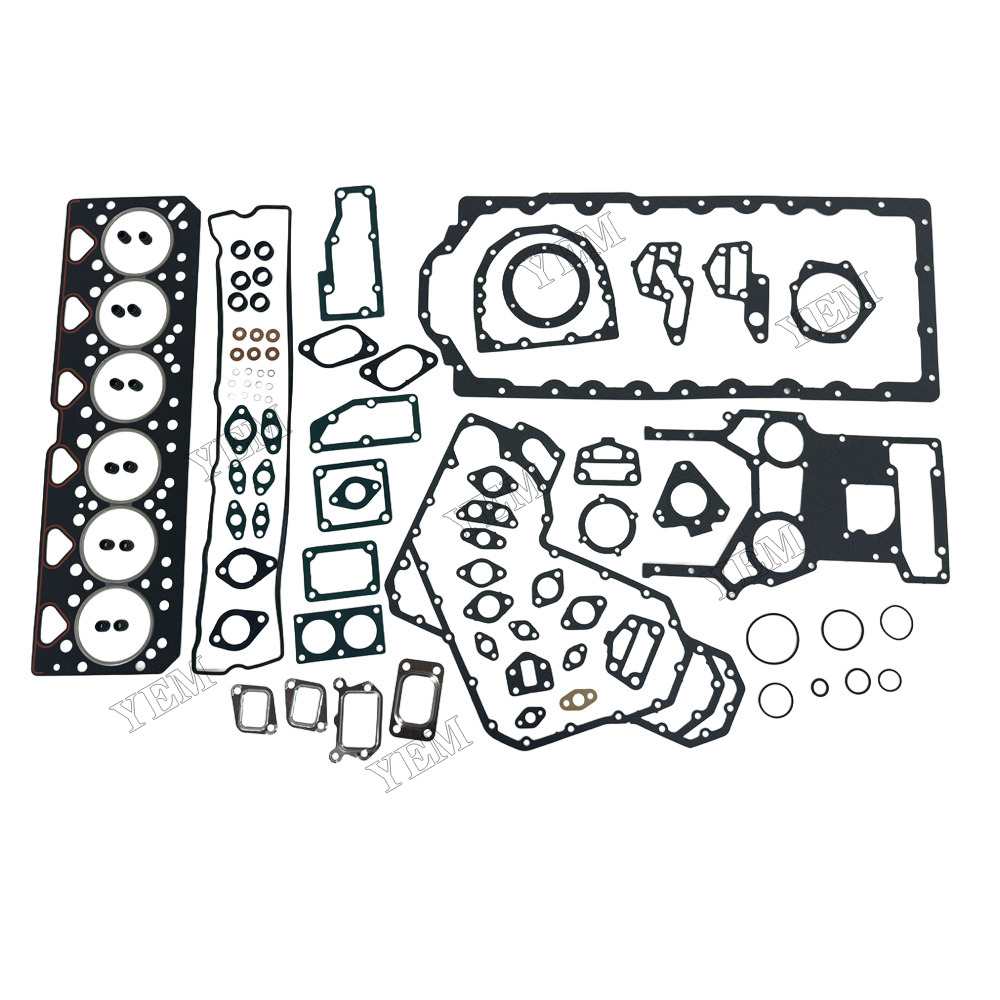 YEM Parts Full Gasket Kit U5LT0179+U5LB0153 for Perkins 1006-6 For Perkins
