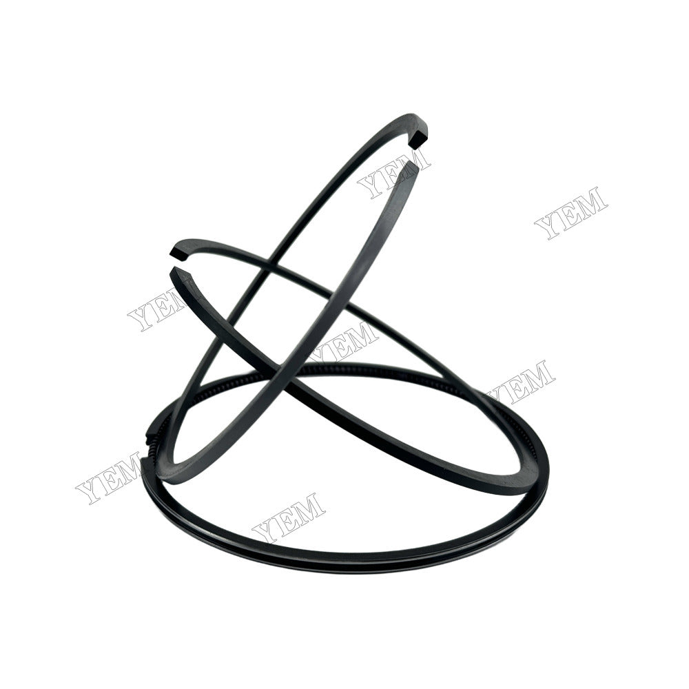 YEM Parts 4 pcs Piston Rings Set STD UPRK0002 RG75486 for Perkins 1104C-44T Engine For Perkins