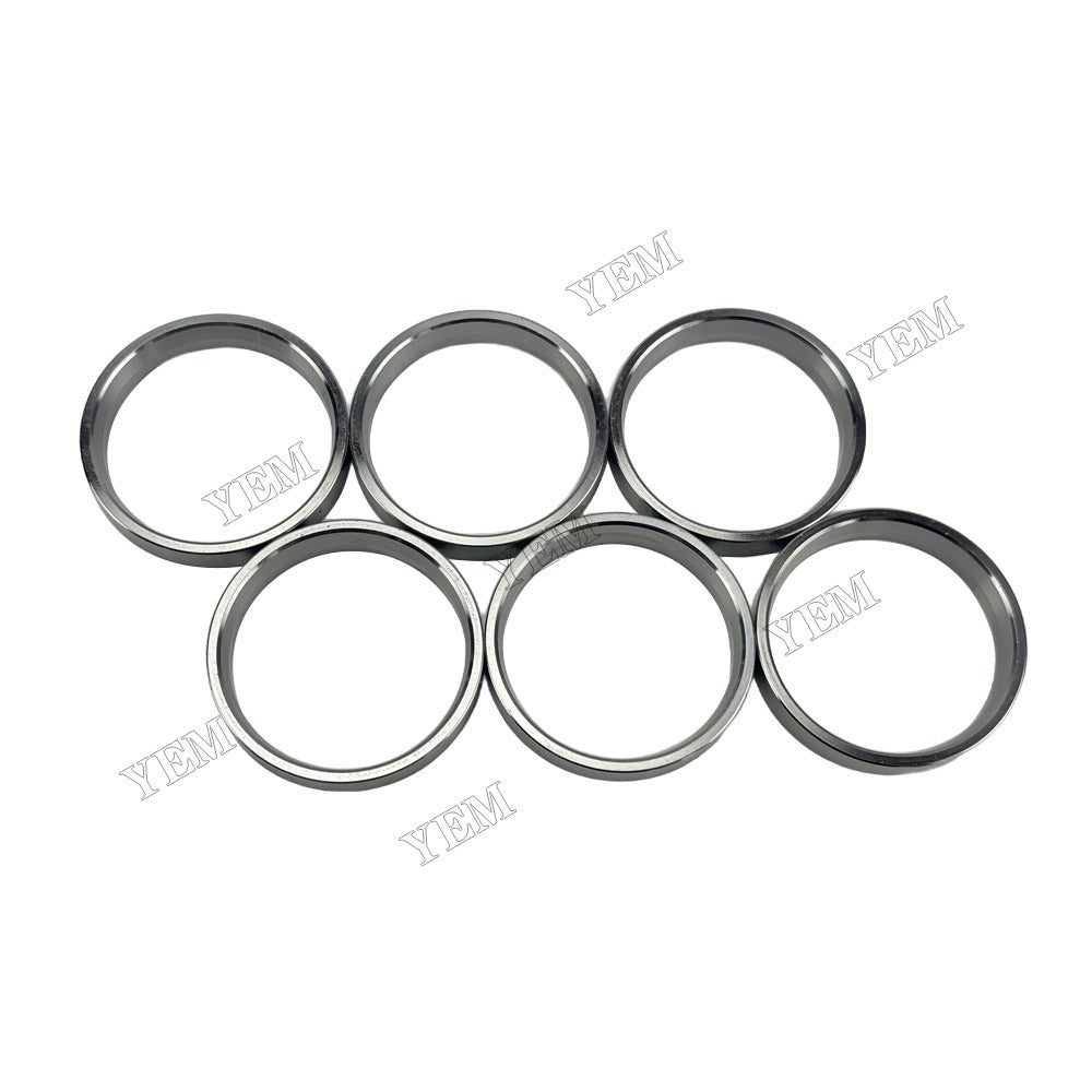 YEM Parts 6 pcs Intake Valve Seat 671559C1 for Perkins DT466 Engine For Perkins