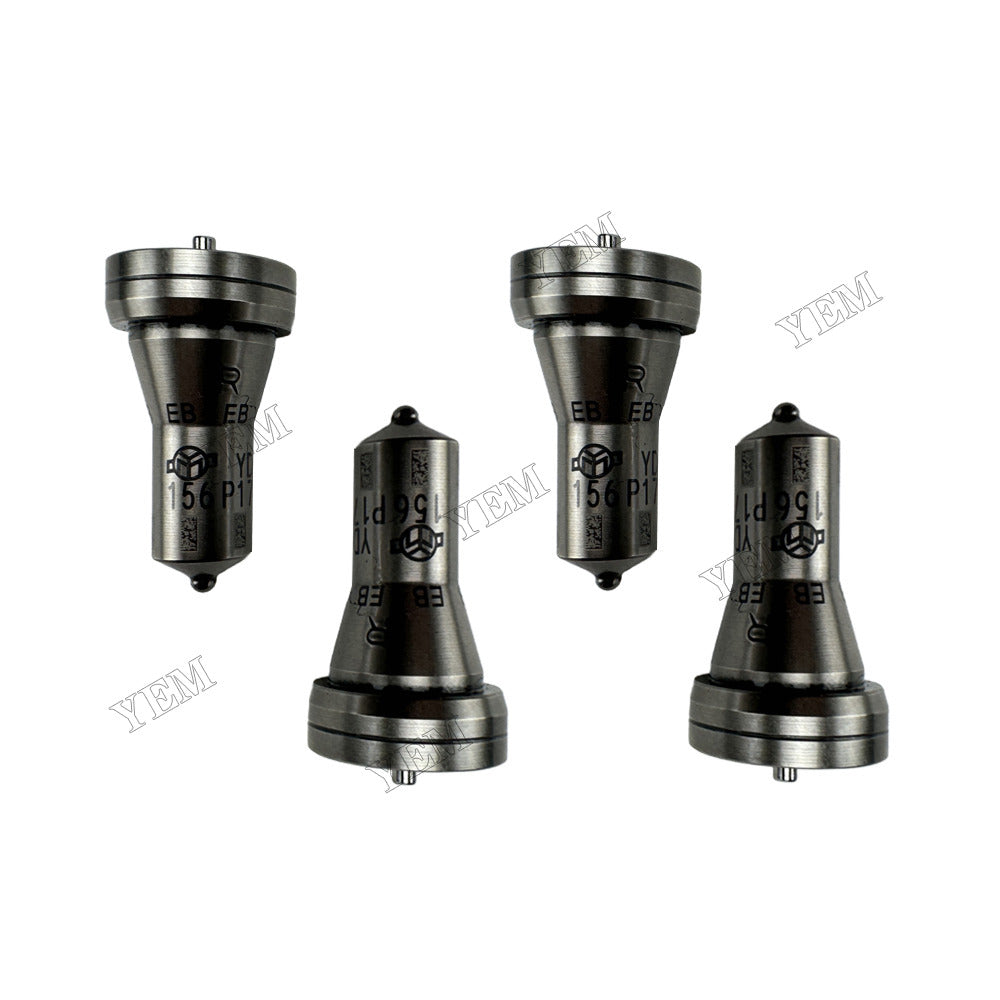 YEM Parts 4 pcs Injection Nozzle 156P175YAC0 129604-53300 for Yanmar 4TNV88 Engine