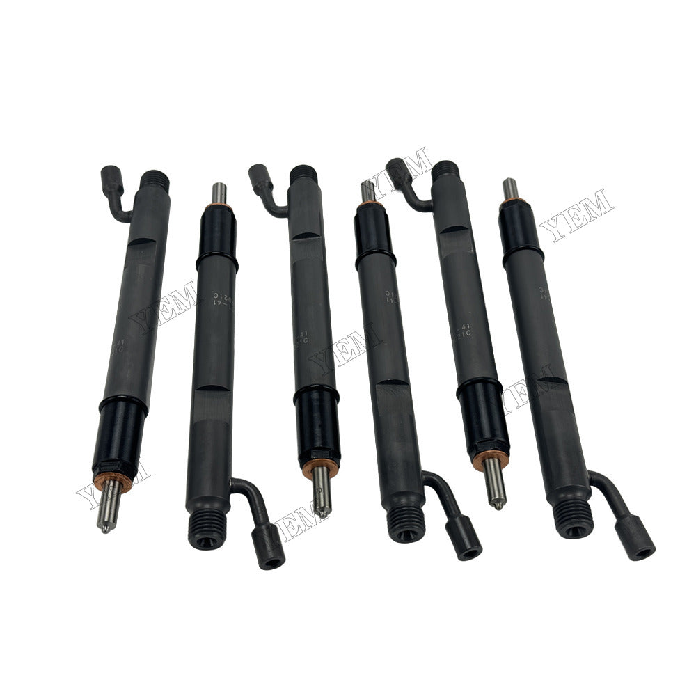 YEM Parts 6 pcs Injector D28-001-41 KBAL-P021C for SDEC 6C1280-2 Engine For shangchai