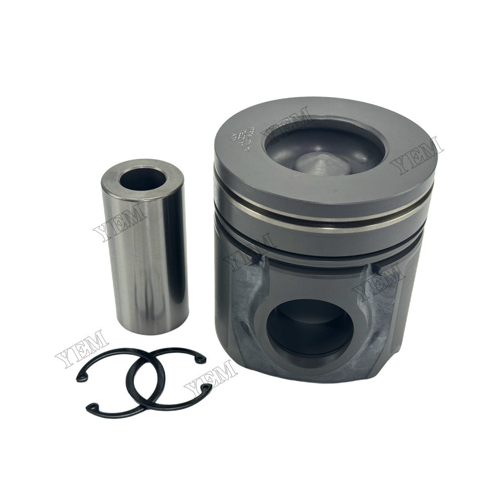 YEM Parts 4 pcs Piston with Pin and Circlips STD for JCB JCB444 Engine For JCB