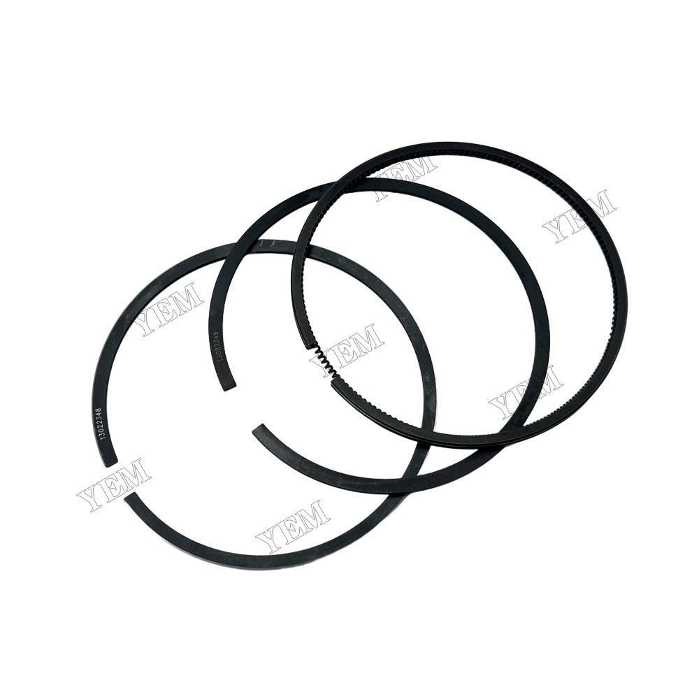 YEM Parts 4 pcs Piston Rings Set STD 13022348 13022349 for Weichai WP6G125E22 Engine For Weichai