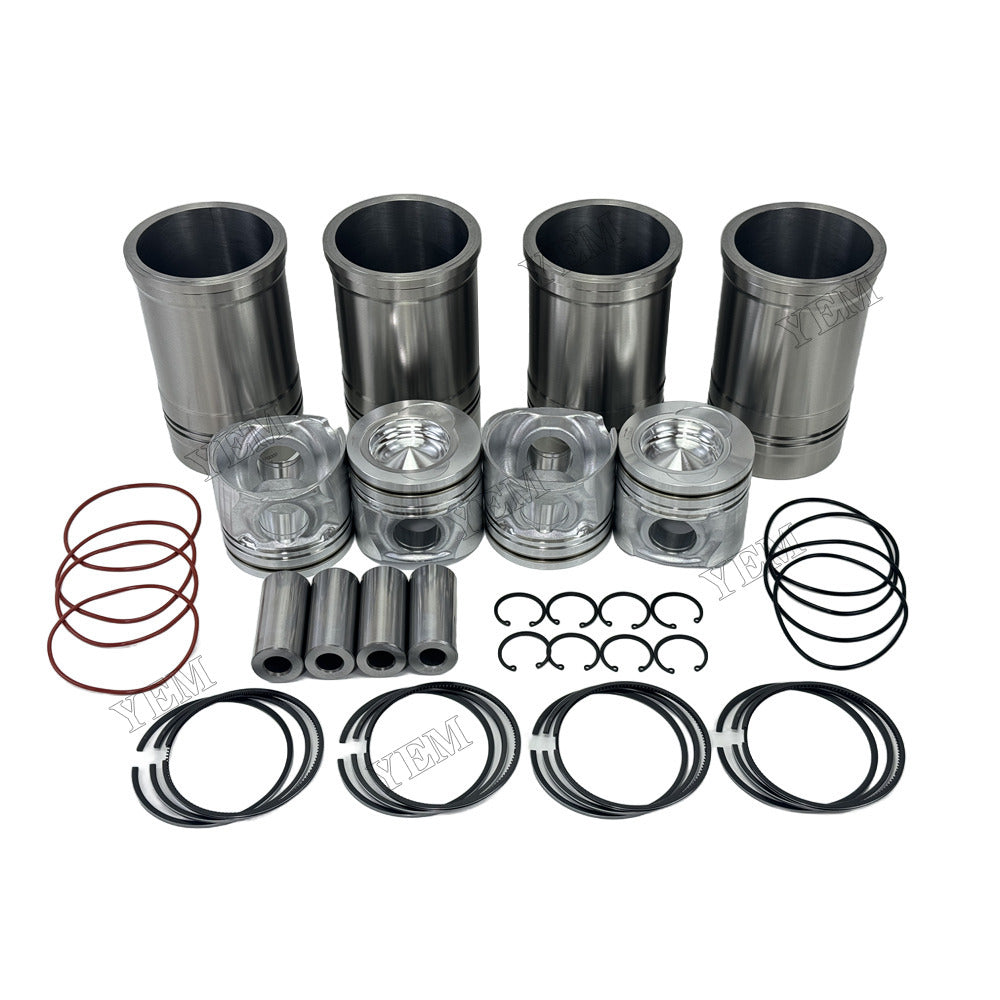 YEM Parts 4 pcs Cylinder Liner Kit for Yuchai YCD4M20T-98 Engine For Yuchai