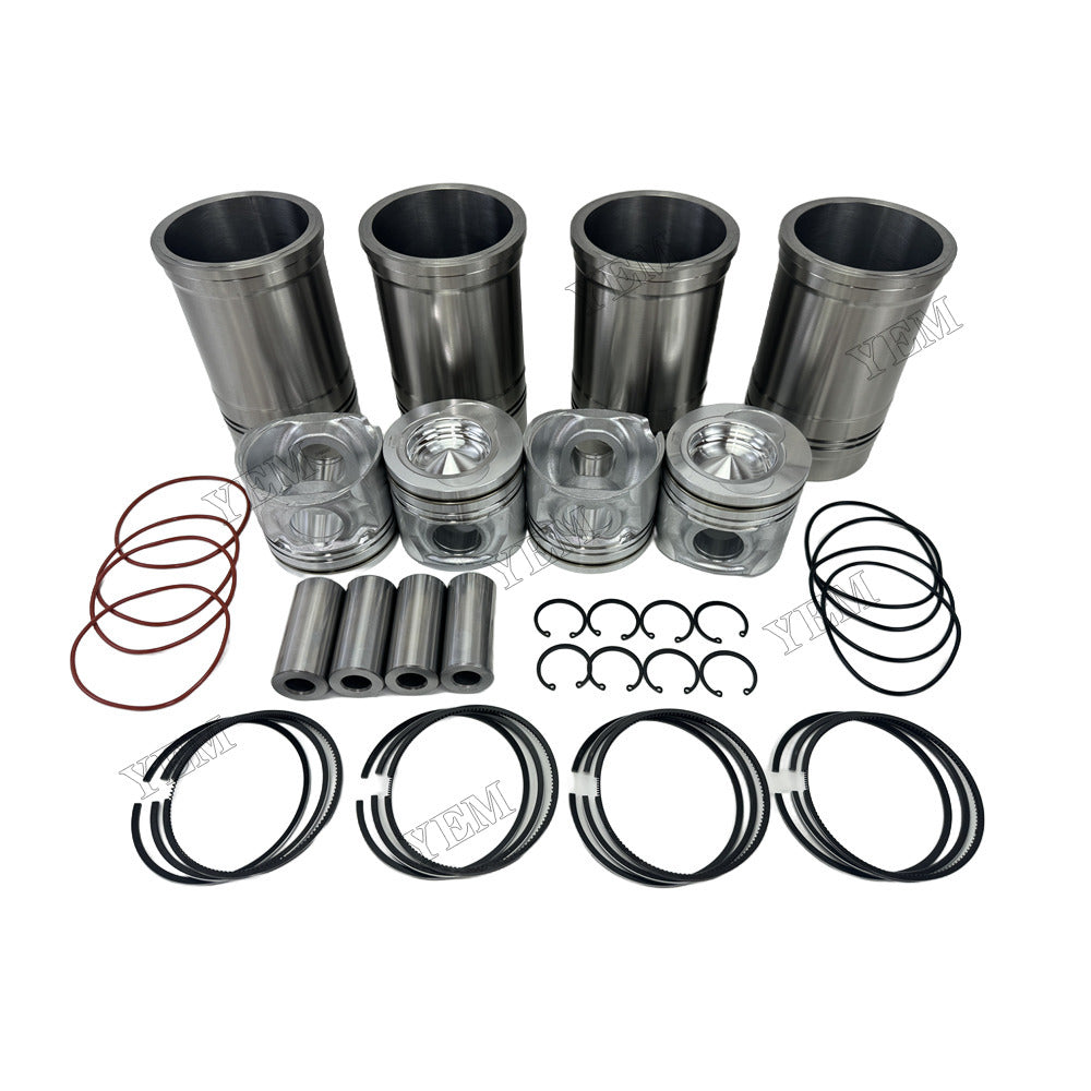 YEM Parts 4 pcs Cylinder Liner Kit for Yuchai YCD4M20T-98 Engine For Yuchai