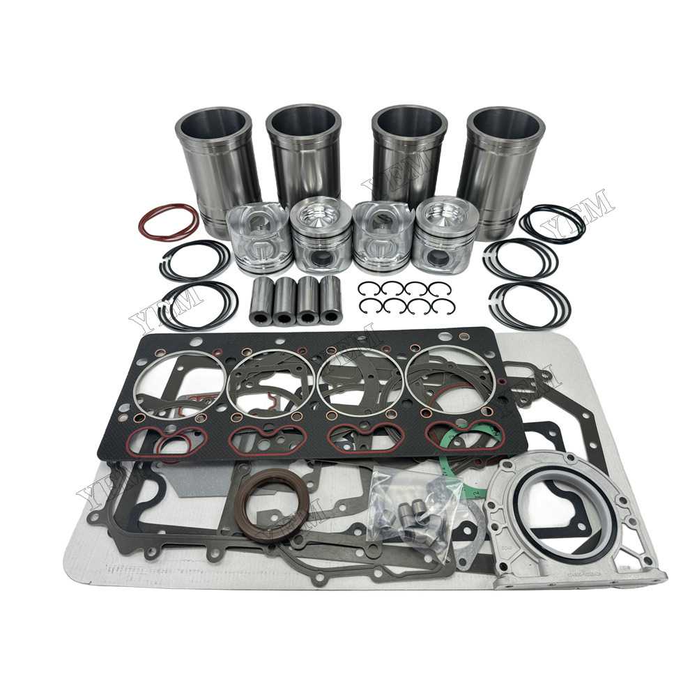 YEM Parts 4 pcs Overhaul Kit With Gasket Set for Yuchai YCD4M20T-98 Engine For Yuchai