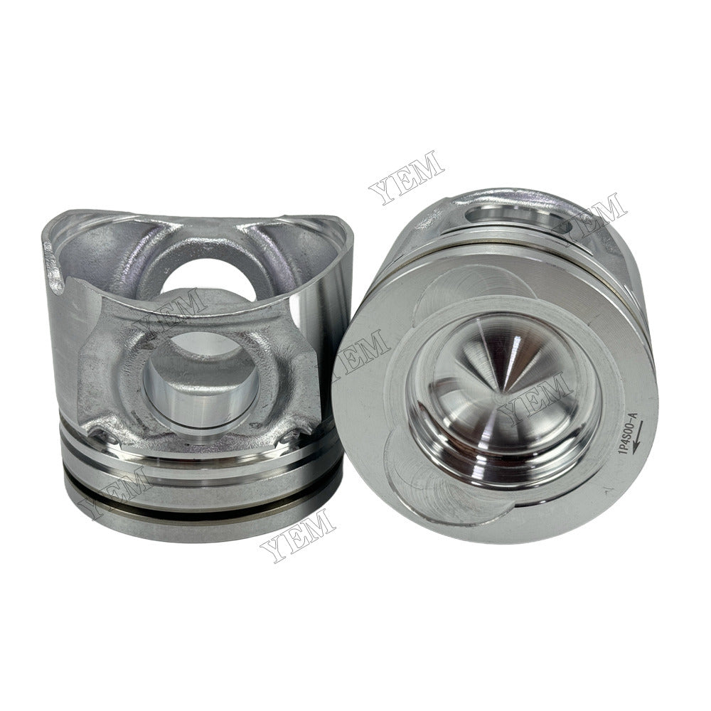 YEM Parts 4 pcs Piston with Pin and Circlips STD for Yuchai YCD4M20T-98 Engine For Yuchai