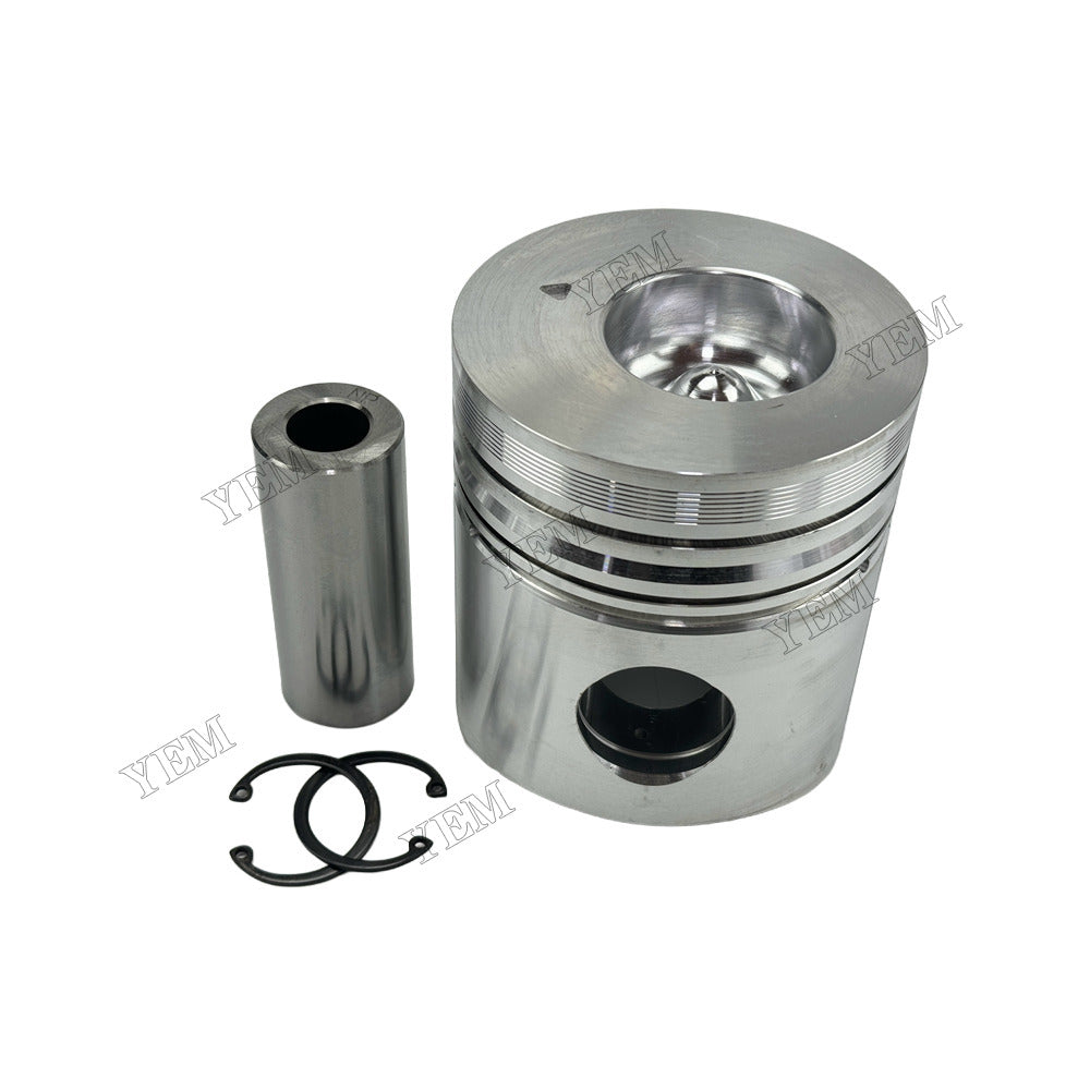 YEM Parts 4 pcs Piston with Pin and Circlips STD for Holland SNH4105 Engine For New Holland
