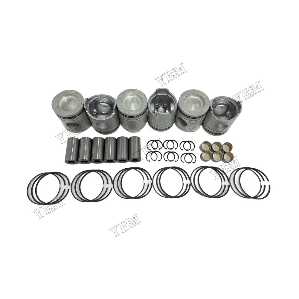 YEM Parts 6D40 Piston & Ring Set for Mitsubishi Mechanical Spare Parts For Mitsubishi