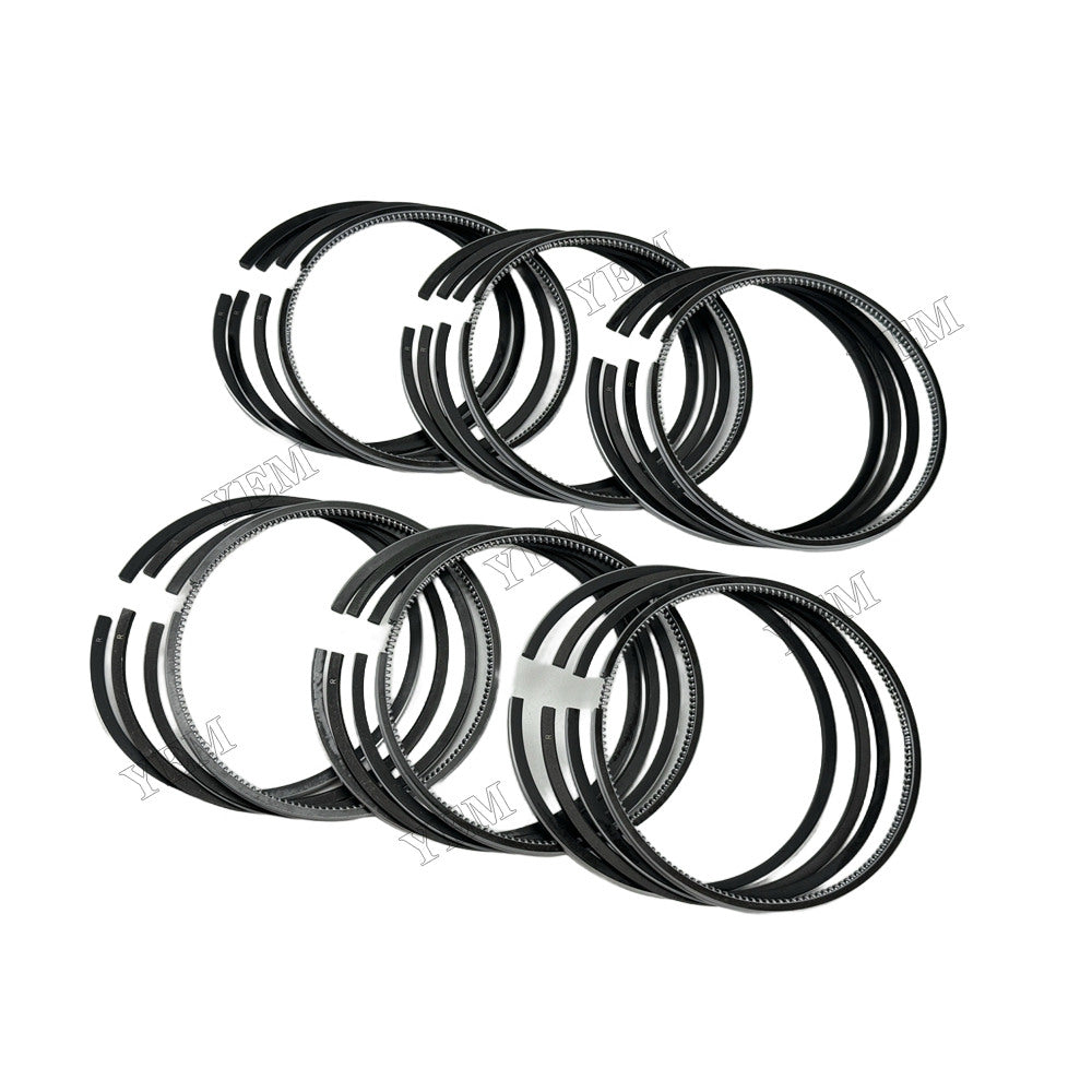 YEM Parts 6DB1 Piston Rings Set for Mitsubishi Mechanical Spare Parts For Mitsubishi