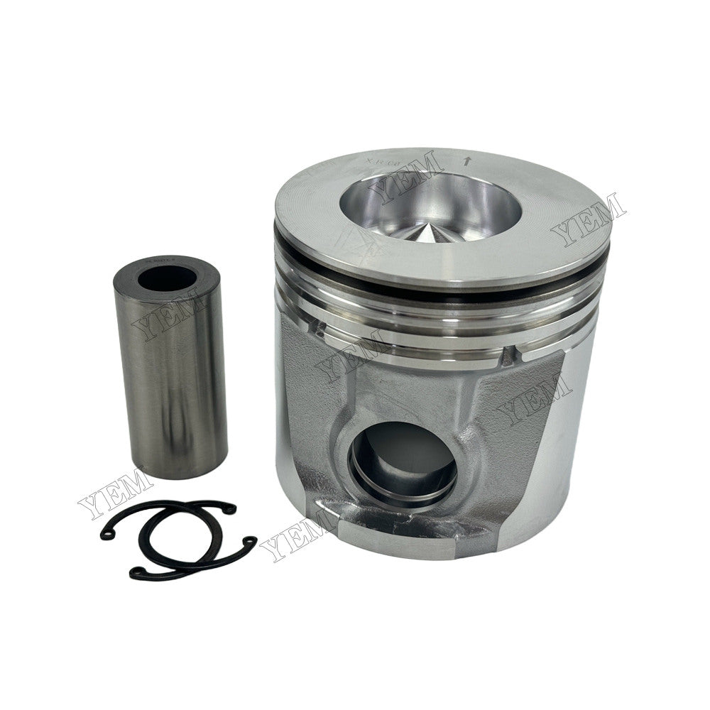 YEM Parts 4045 Piston With Pin & Clips RE515372 for John Deere Mechanical Spare Parts For John Deere