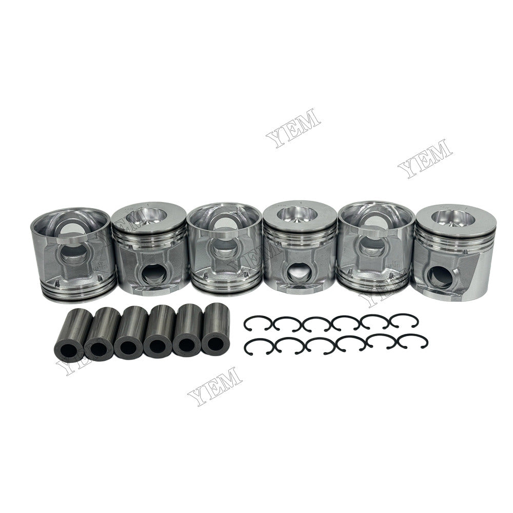 YEM Parts 6068 Piston With Pin & Clips RE515372 for John Deere Mechanical Spare Parts For John Deere