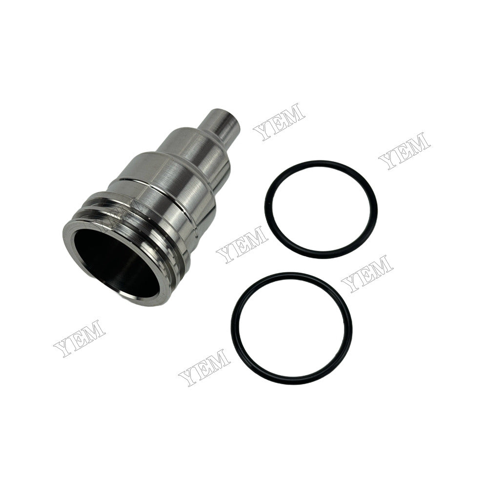 YEM Parts 6135 Injector Copper Sleeve With O RE531334 for John Deere 6081 6090 6105 6125 6135 Tractor 9410R 9430T For John Deere