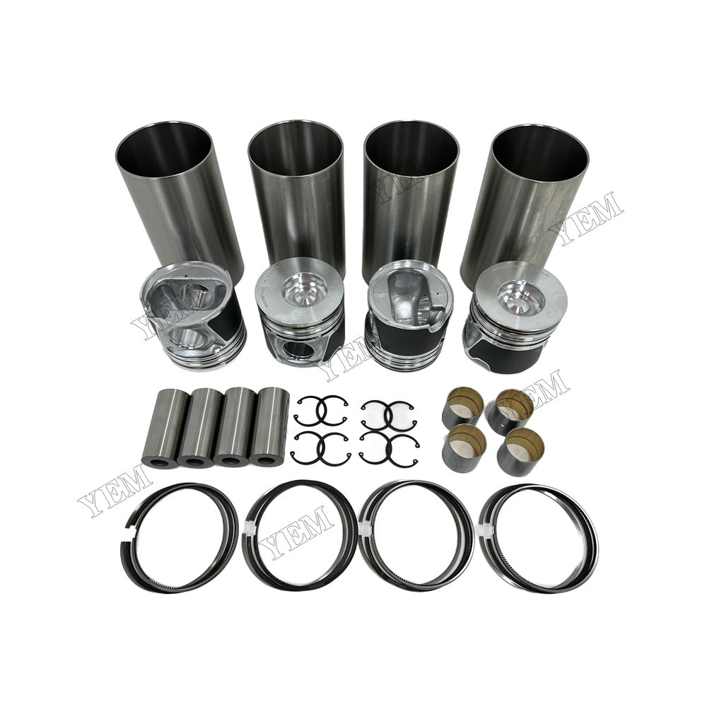 YEM Parts 4D104 Cylinder Liner Kit 2855531 for Komatsu F4GE0484G F4GE9484A F4GE9484D F4GE9684E Kobelco For Komatsu