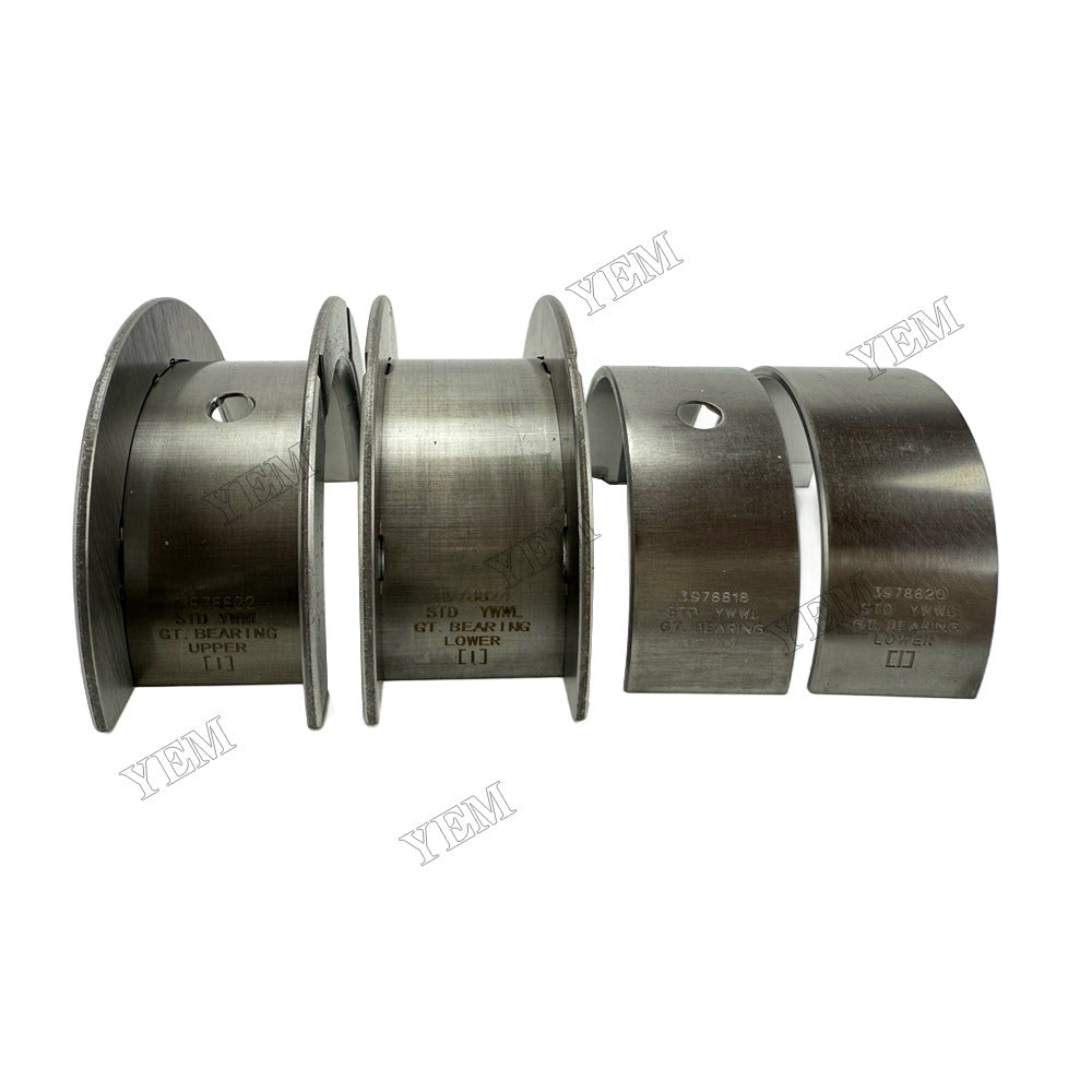 YEM Parts 4D104 Main Bearing With Thrust Washer 4955745 3978822 for Komatsu Parts For Komatsu