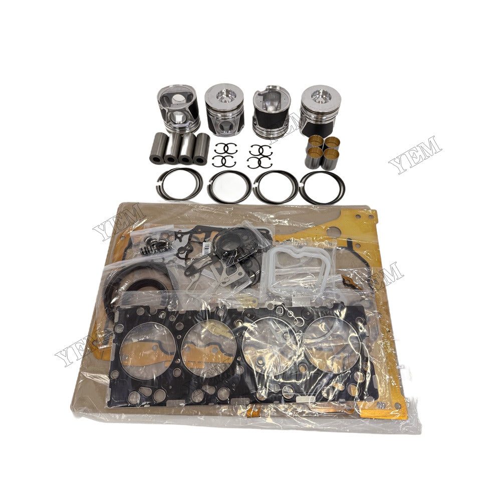 YEM Parts 4D104 Piston And Piston Rings Assembly Overhaul Kit for Komatsu