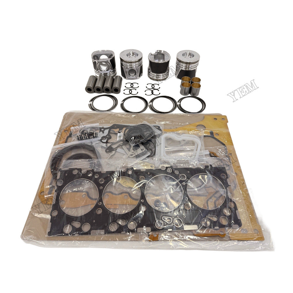 YEM Parts 4D104 Piston And Piston Rings Assembly Overhaul Kit for Komatsu For Komatsu