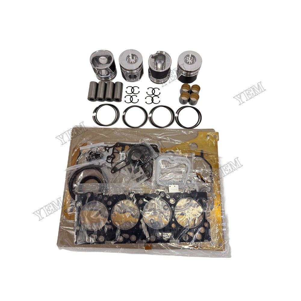 YEM Parts 4D104 Piston And Piston Rings Assembly Overhaul Kit for Komatsu For Komatsu