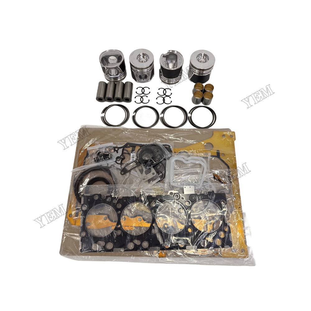 YEM Parts 4D104 Piston And Piston Rings Assembly Overhaul Kit for Komatsu For Komatsu
