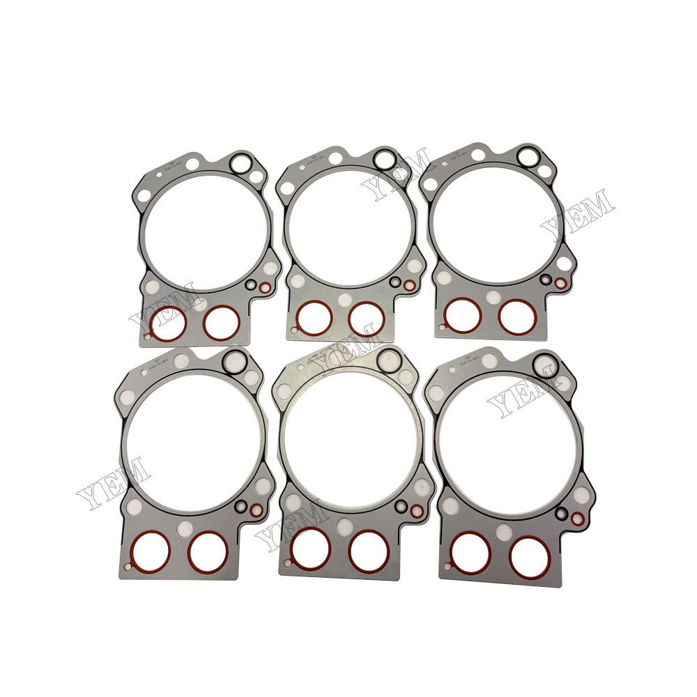YEM Parts 6D170 Full Gasket Kit 6162-13-1812 for Komatsu Mechanical Spare Parts For Komatsu