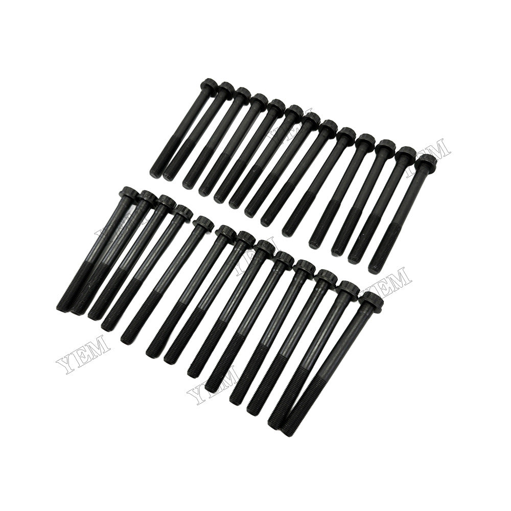 YEM Parts DE08 Cylinder Head Bolt 65.90020-0070 65.90021-0007 for Doosan