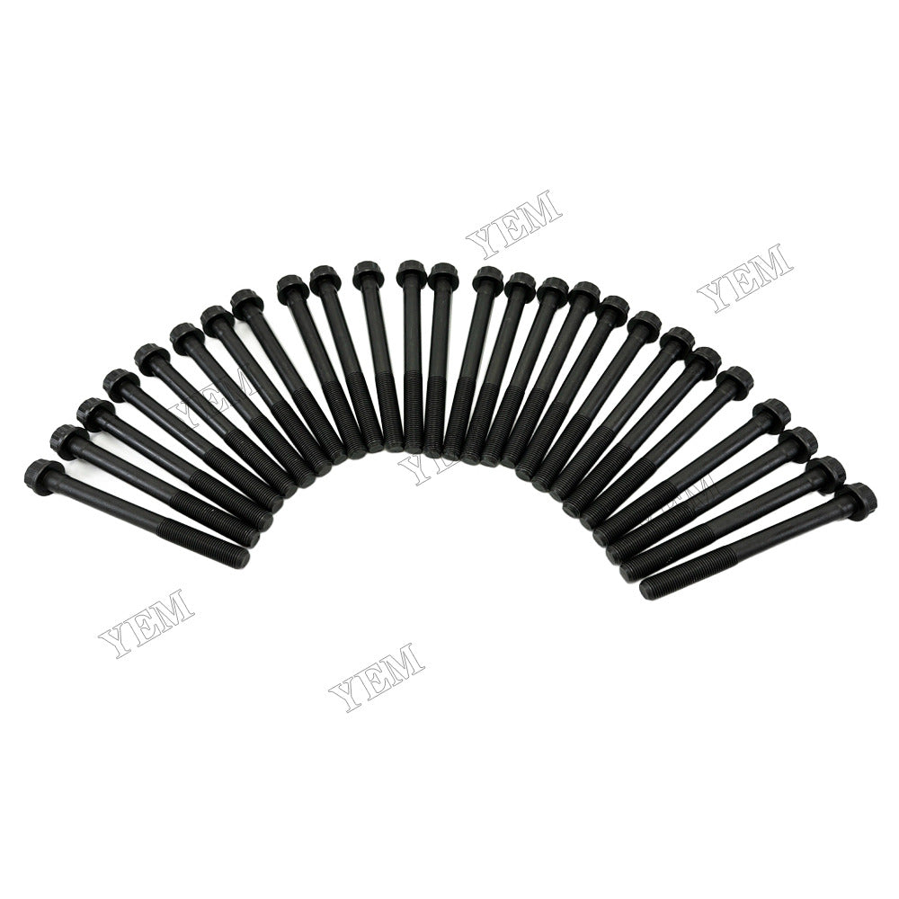 YEM Parts DE08 Cylinder Head Bolt 65.90020-0070 65.90021-0007 for Doosan For Doosan