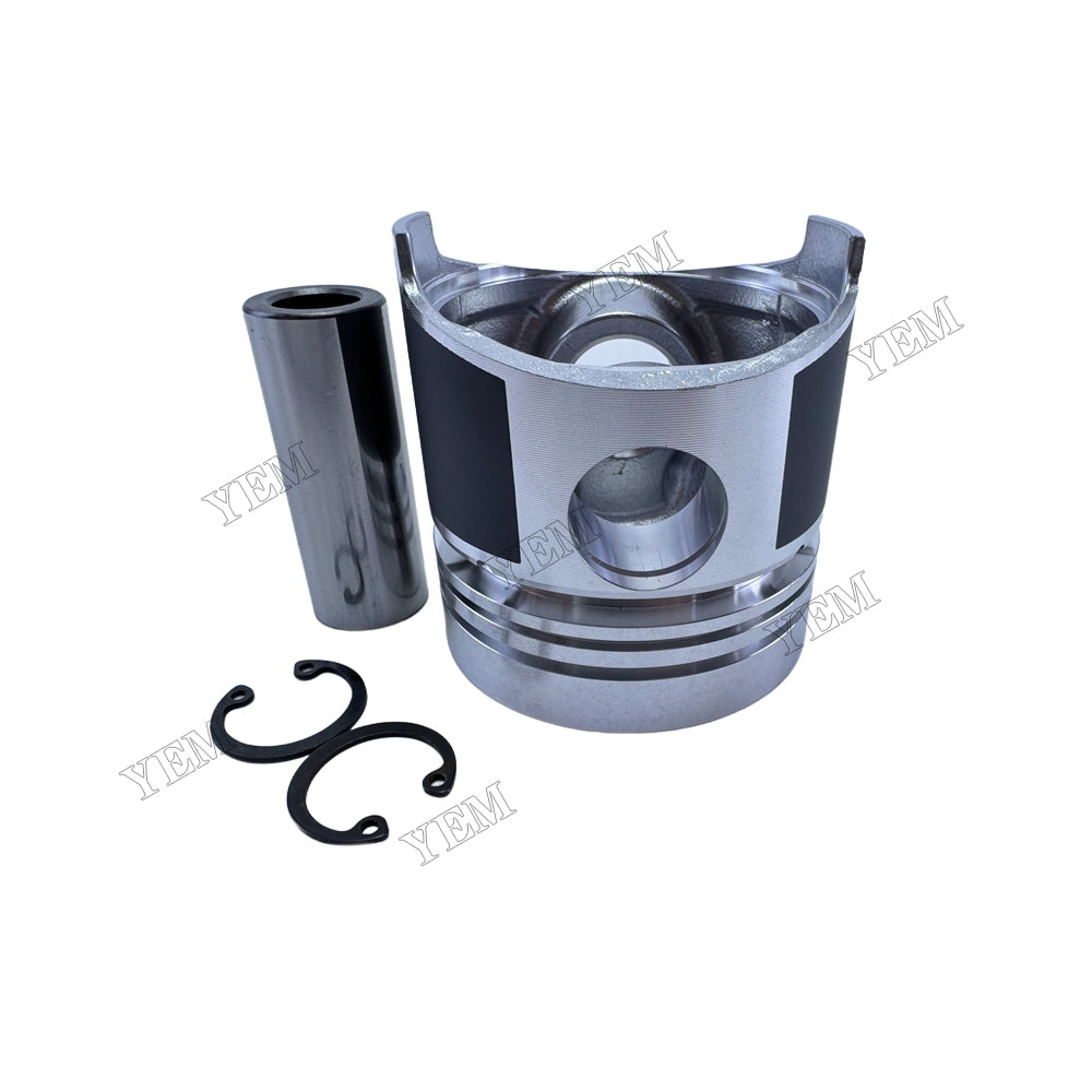 YEM Parts D650 Piston + Pin Clip 15281-21110 for Kubota Tractor B6100DP B6100EP B6100HSTD B6100HSTE For Kubota