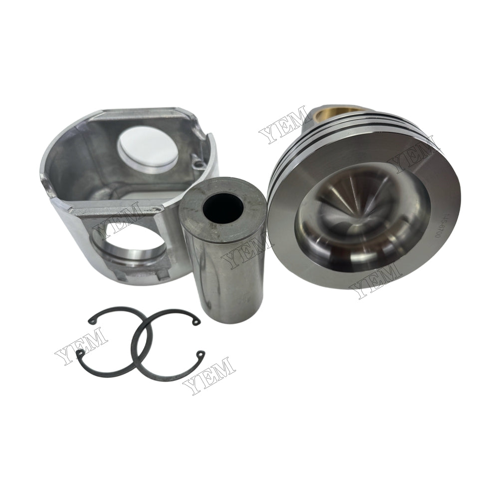 YEM Parts 3406 Piston + Pin Clip 130-0241 145-6700 for Cat Mechanical Spare Parts For Caterpillar