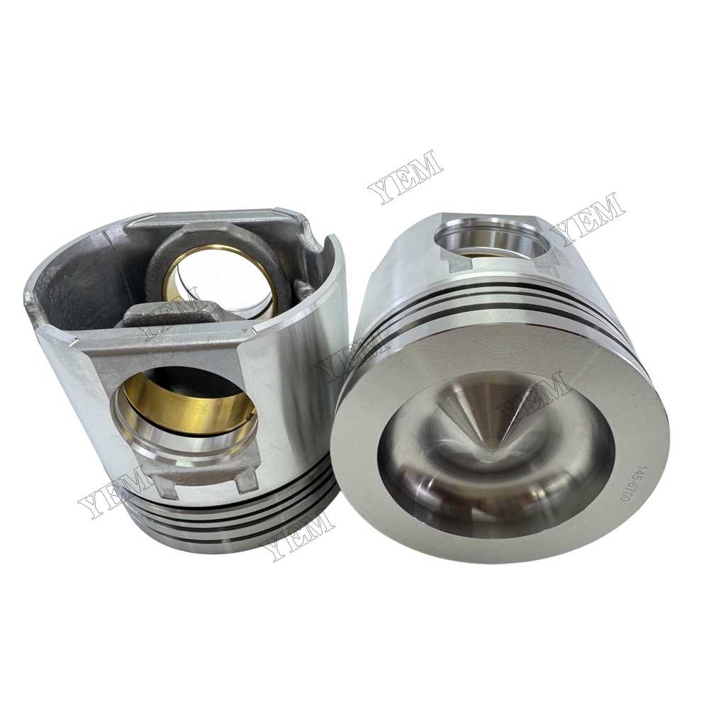 YEM Parts 3406 Piston + Pin Clip 130-0241 145-6700 for Cat Mechanical Spare Parts For Caterpillar