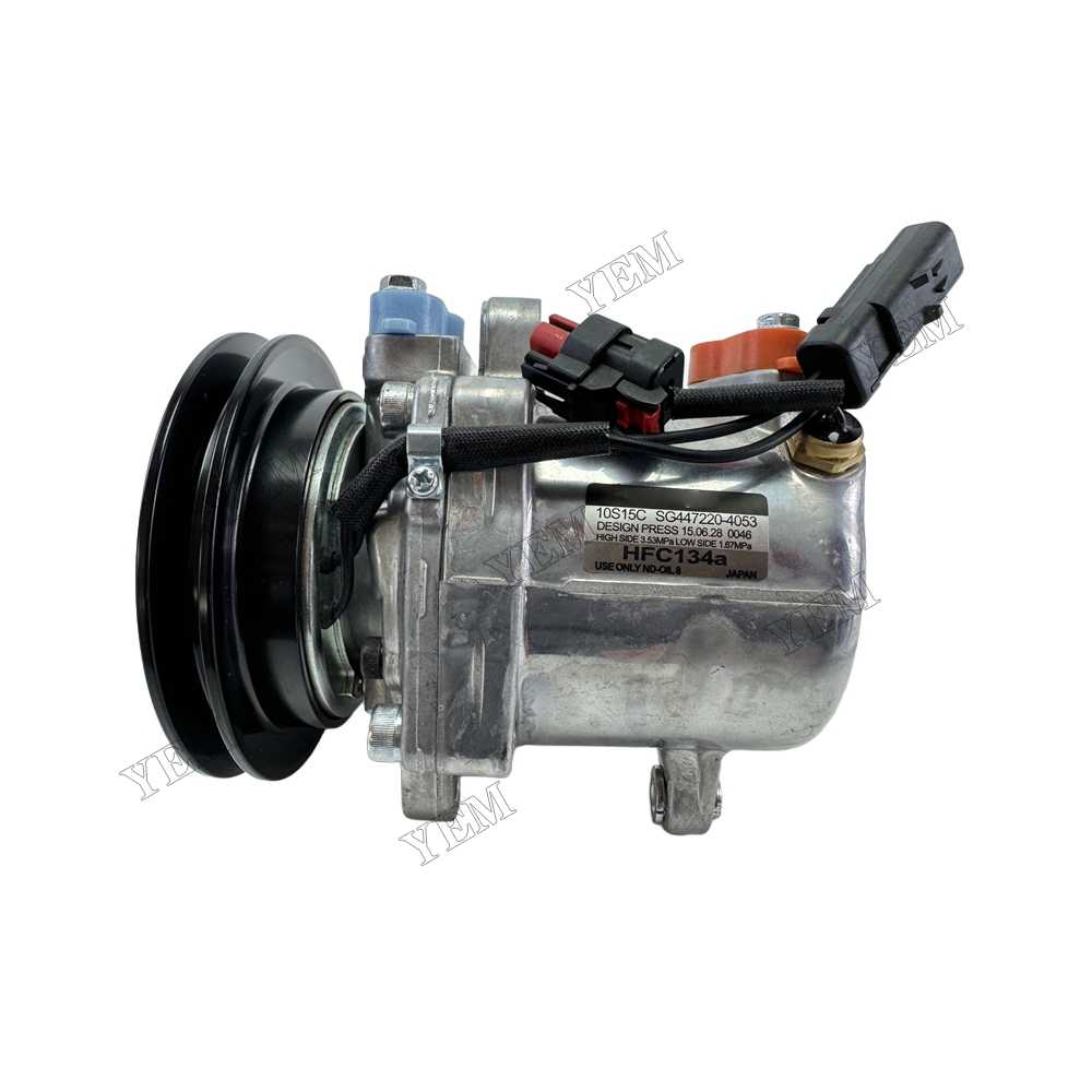 YEM Parts E320C Air Compressor 283-4170 for Cat Excavator 303.5E 304CCR 304DCR 305.5D 305E For Caterpillar