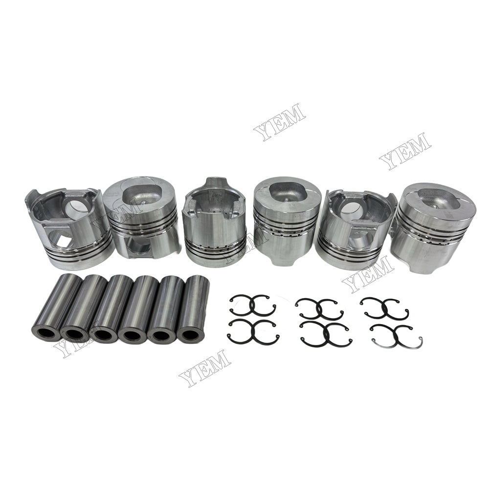 YEM Parts CY6102BG-E2 Piston + Pin Clip for Chaochai Mechanical Spare Parts