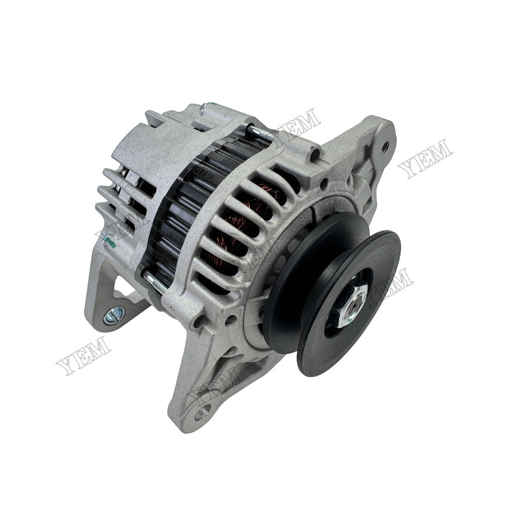 YEM Parts 4TNV88 Alternator 12V 80A 123910-77210 for Yanmar Excavator PC110R PC80MR PC95R Wheel Loader WA115 WA90 WA953 For Yanmar