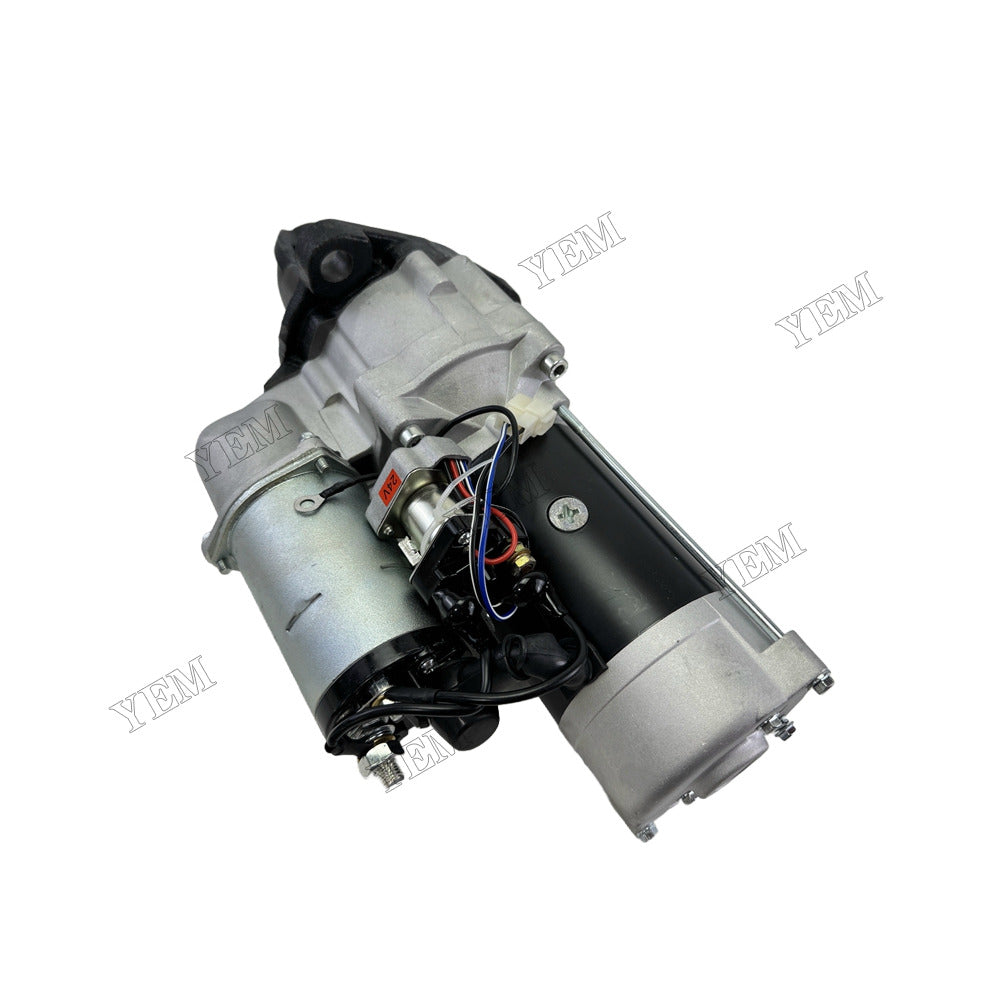 YEM Parts 6D140 Starter Motor 24V 12T 600-863-5711 for Komatsu SAA6D140E SAA6D114E Engine WA4306 WA4005 WA3805L WA3805 Loader PC3007 PC3008 PC3508 PC3507 Excavator For Komatsu