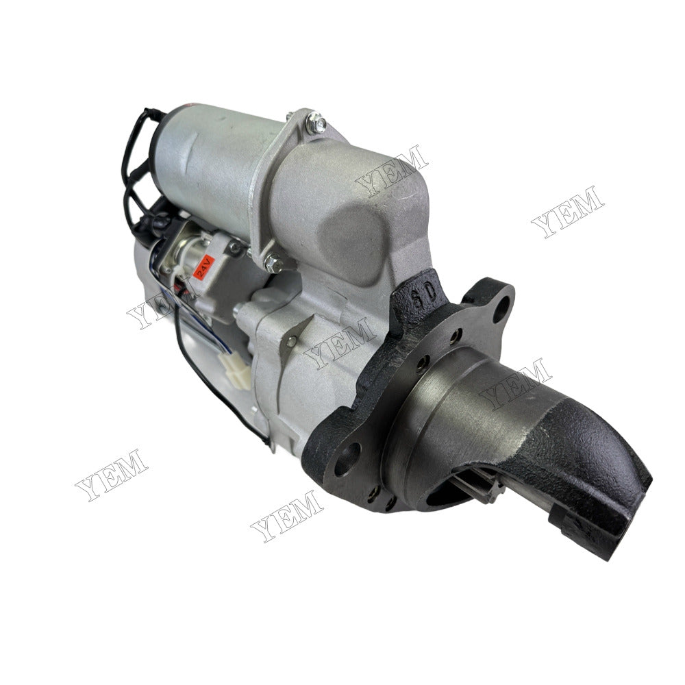YEM Parts 6D140 Starter Motor 24V 12T 600-863-5711 for Komatsu SAA6D140E SAA6D114E Engine WA4306 WA4005 WA3805L WA3805 Loader PC3007 PC3008 PC3508 PC3507 Excavator For Komatsu
