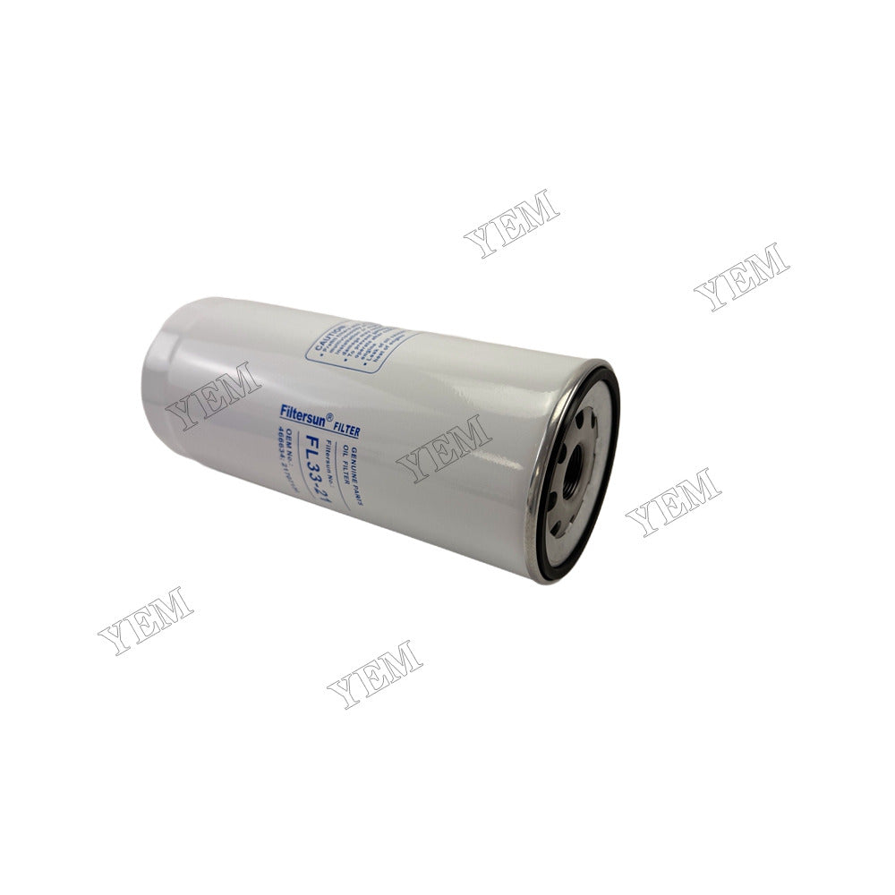 YEM Parts Oil Filter W11102 FL33-21 466634 2P4004 for Volvo Excavator EC200 EC230B EC280 EC300 EC340 For Volvo
