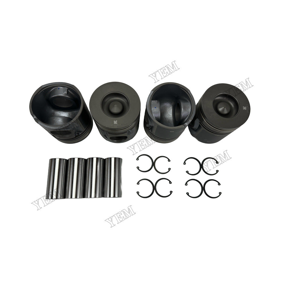 YEM Parts JCB444 Piston + Pin Clip 320 03386-A 320/03386-A for JCB Mechanical Spare Parts