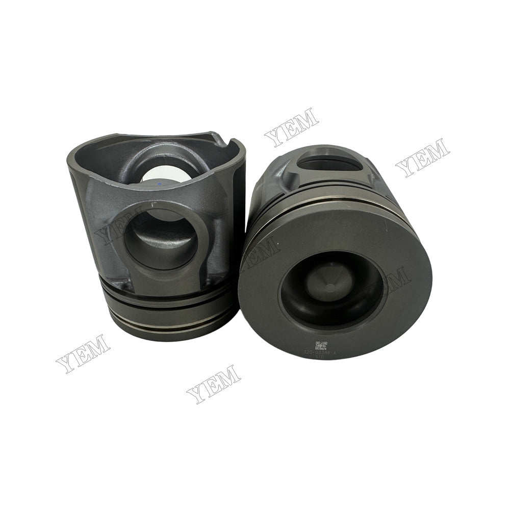 YEM Parts JCB444 Piston + Pin Clip 320 03386-A 320/03386-A for JCB Mechanical Spare Parts For JCB