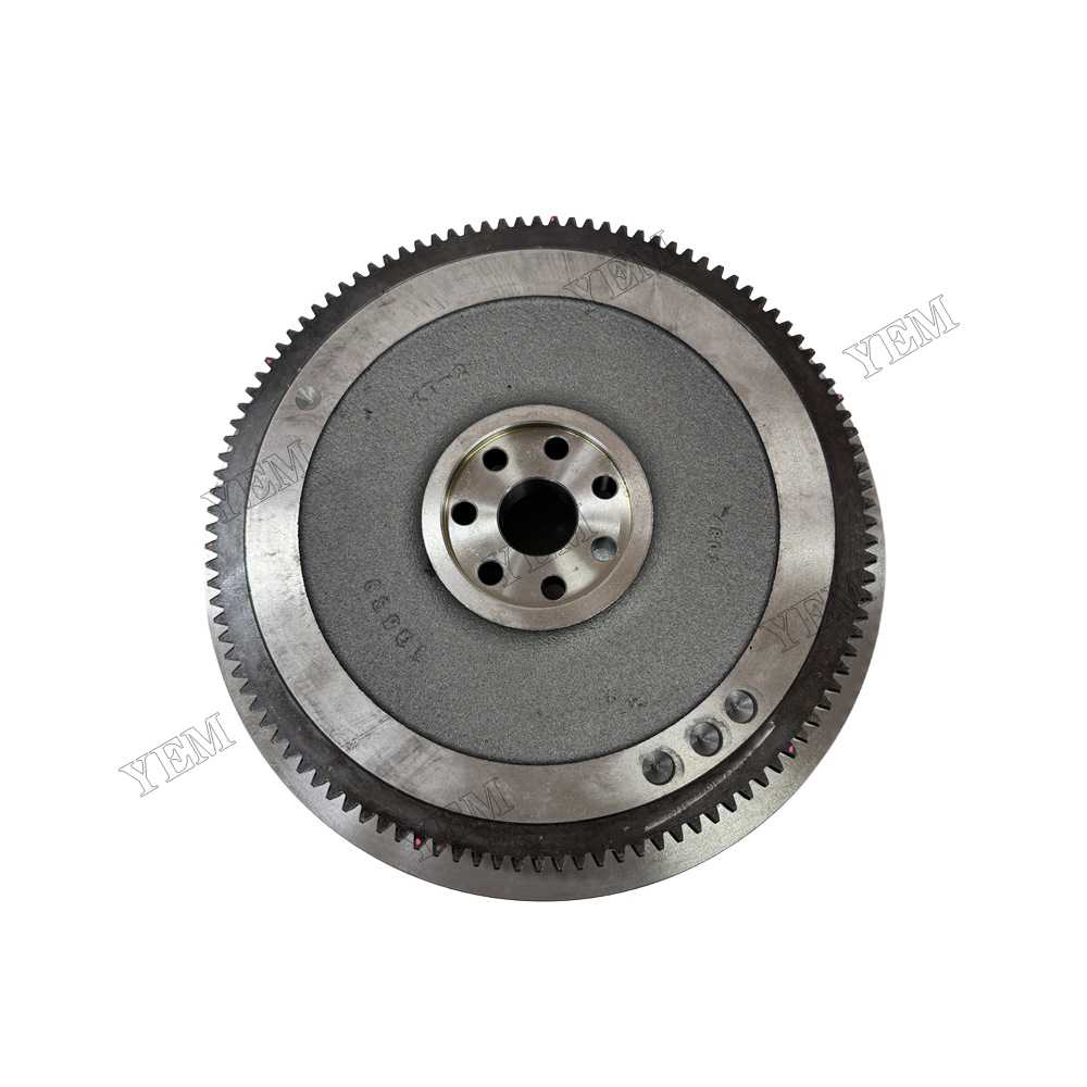 YEM Parts 1G539-25010 Flywheel Assembly for Kubota V3800 Diesel Engine Parts