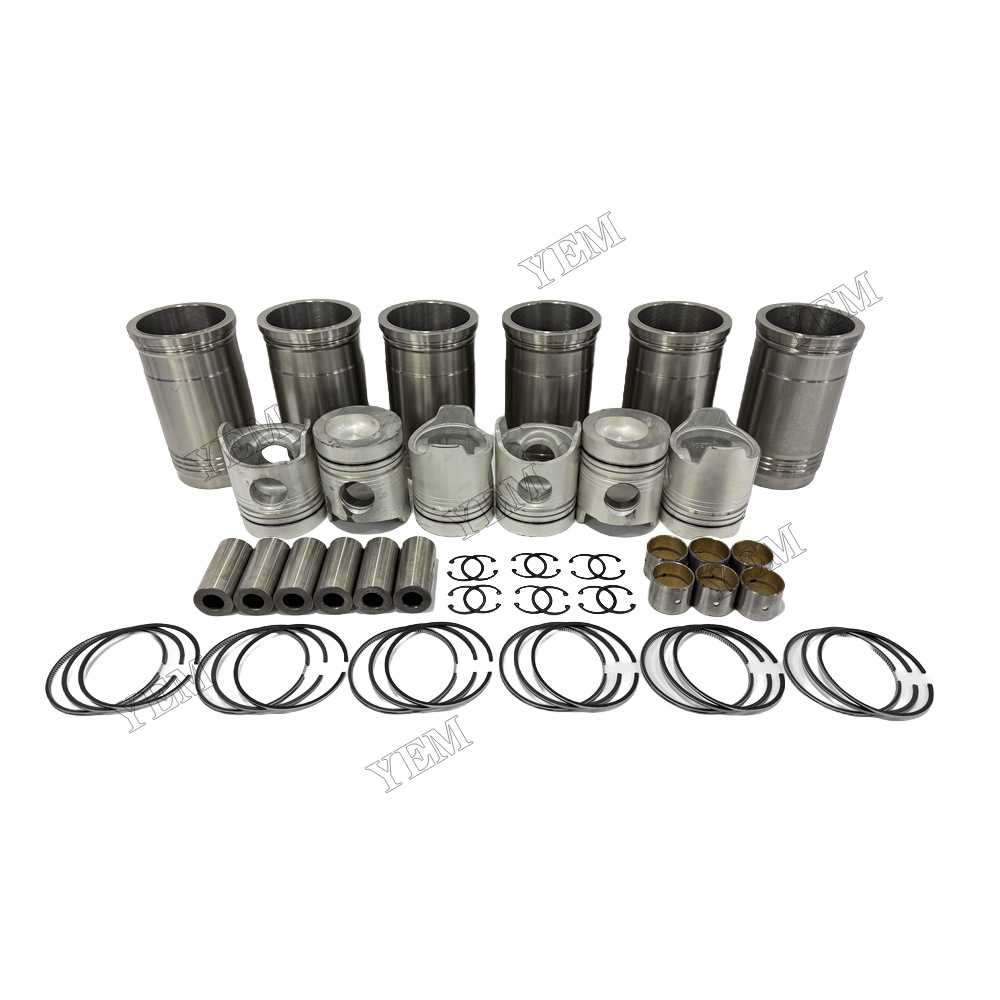 YEM Parts Cylinder Liner Kit for Mitsubishi 6D20 Diesel Engine Spare Parts