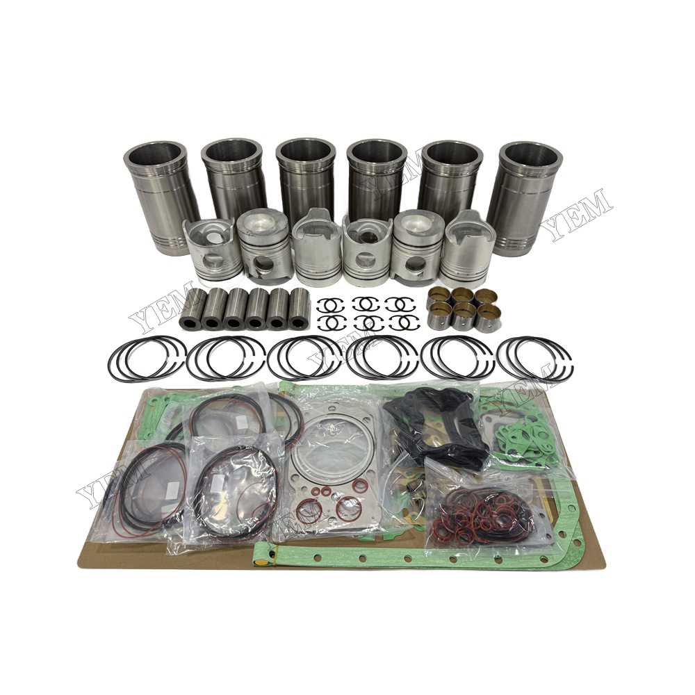 YEM Parts Overhaul Kit With Gasket Set for Mitsubishi 6D20 Diesel Engine Spare Parts