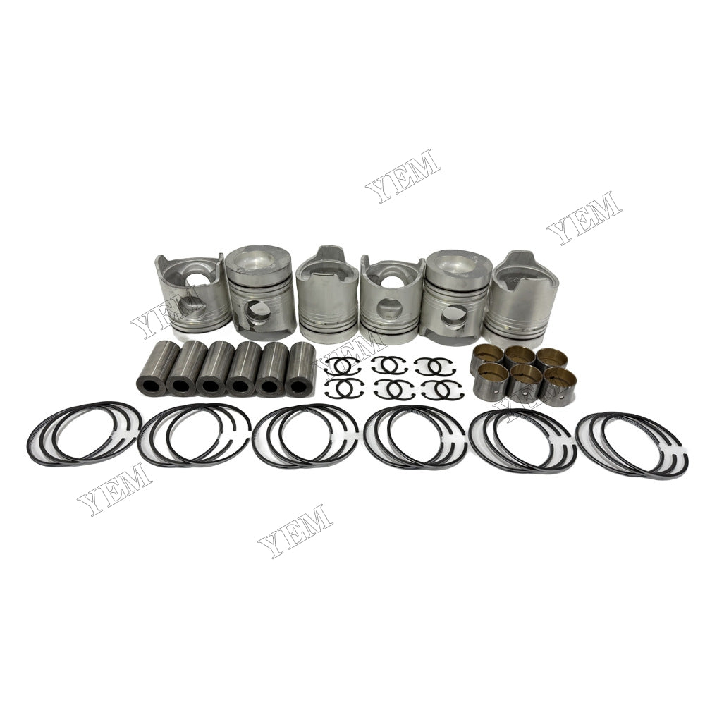 YEM Parts Piston and Rings for Mitsubishi 6D20 Diesel Engine Spare Parts For Mitsubishi