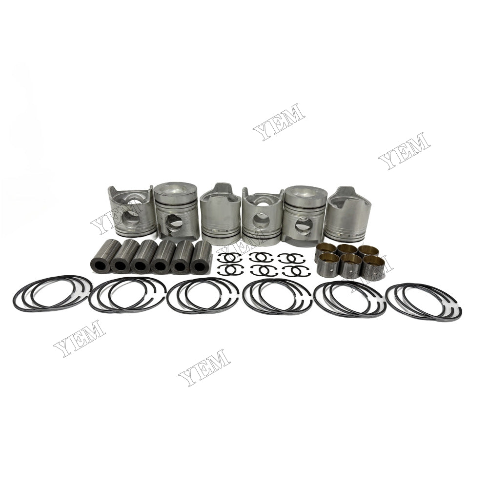 YEM Parts Piston and Rings for Mitsubishi 6D20 Diesel Engine Spare Parts For Mitsubishi