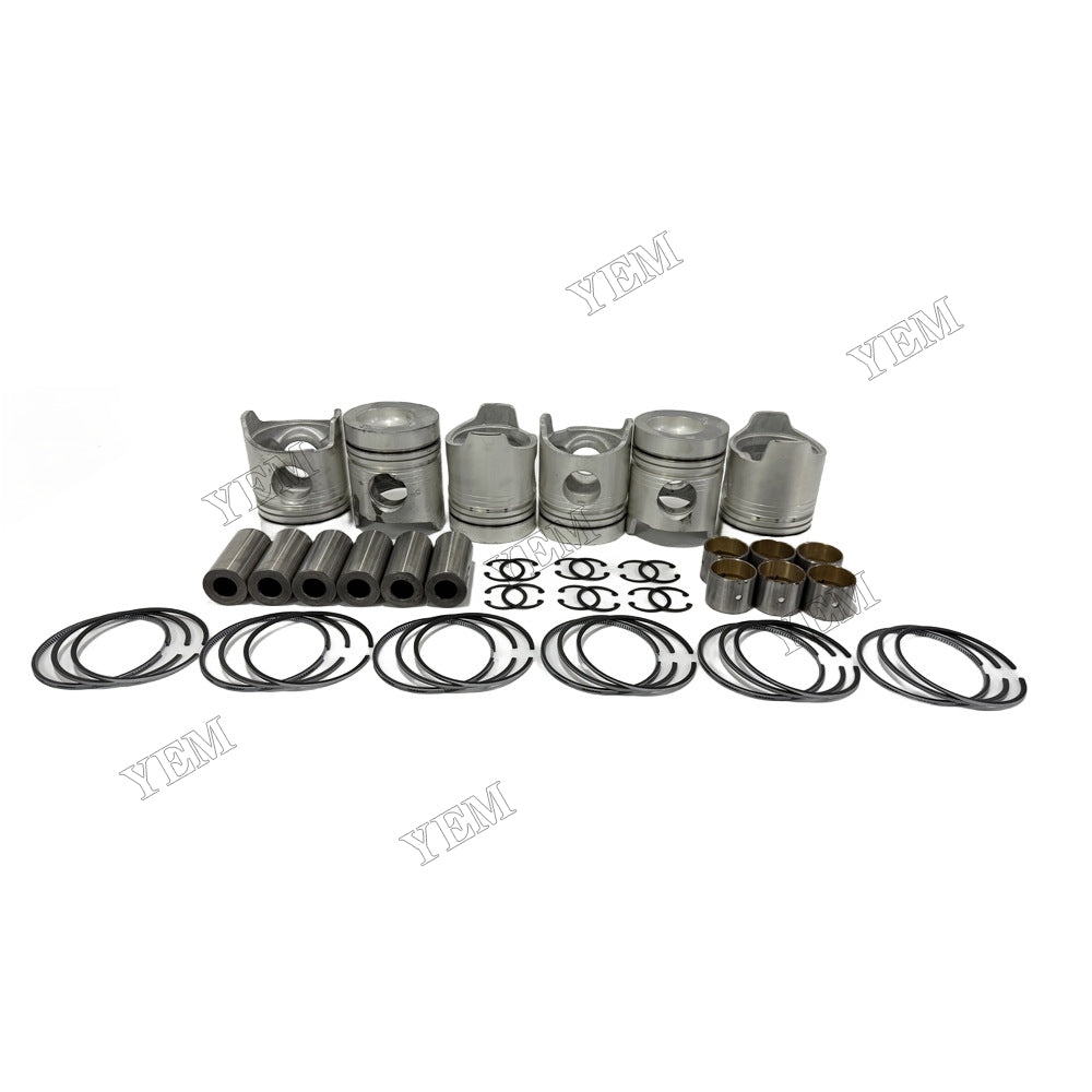 YEM Parts Piston and Rings for Mitsubishi 6D20 Diesel Engine Spare Parts For Mitsubishi