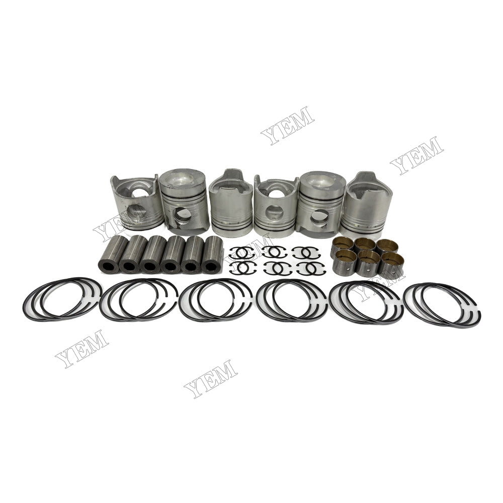 YEM Parts Piston and Rings for Mitsubishi 6D20 Diesel Engine Spare Parts For Mitsubishi