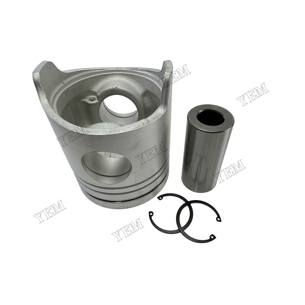 YEM Parts Piston With Pin And Clips ME152652 Fits For Mitsubishi 6D24 Engine Parts