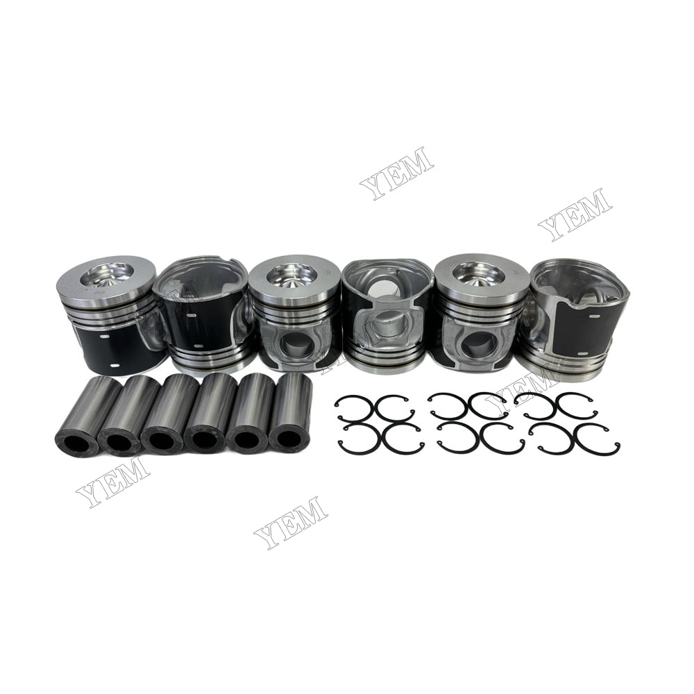 YEM Parts 3660149 T409106 Piston With Pin and Circlip for Perkins 1106A-70T Spare Parts